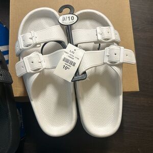 Kids White Sandals